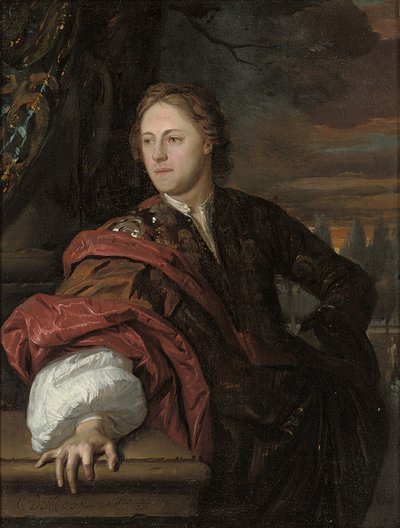 Portret van een man door Karel de Moor