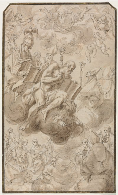 Hemelvaart van Sint Hiëronymus door Karel Škréta