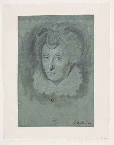Dameportret. Louise de Coligny door Karel van III Mander