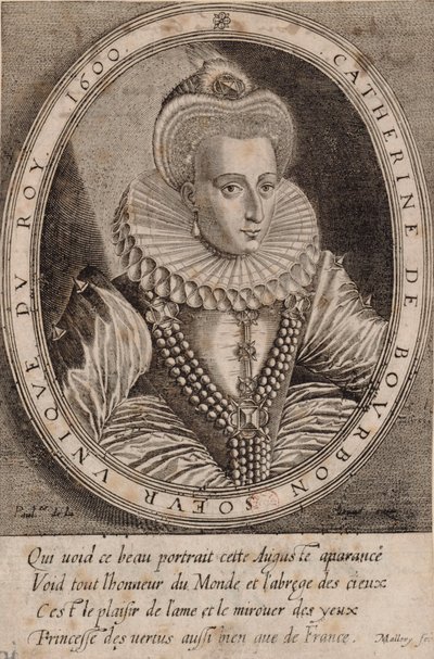 Catherine de Bourbon door Karel van Mallery