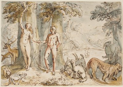 De val van de mens door Karel van Mander I