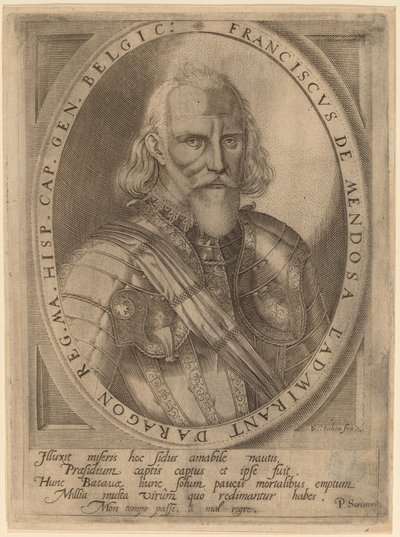 Franciscus de Mendoza door Karel van Sichem