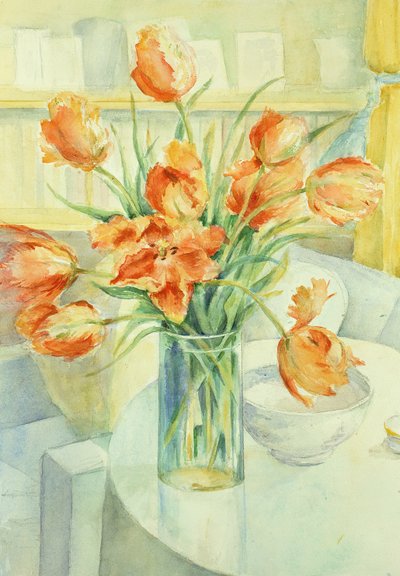 Tulpen van de Kunstenaar in de Tekenruimte door Karen Armitage