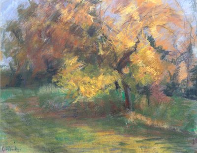 Herfst bij May Banks, Sussex, 2000 door Karen Armitage