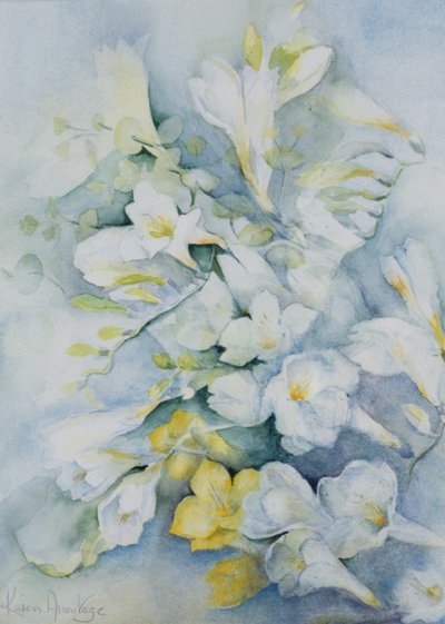 Freesia Eldus, Giant White door Karen Armitage