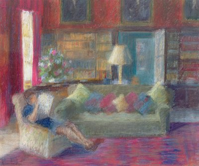 Bibliotheek in ThorpePerrow door Karen Armitage