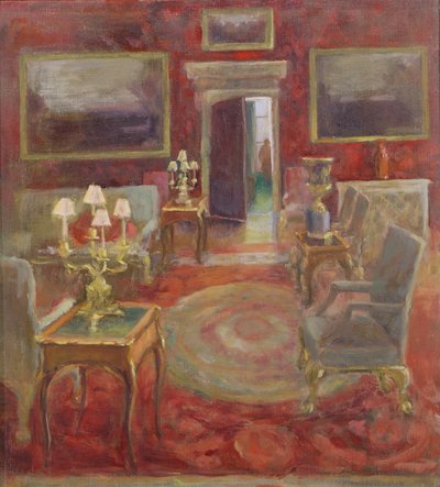 De rode salon door Karen Armitage