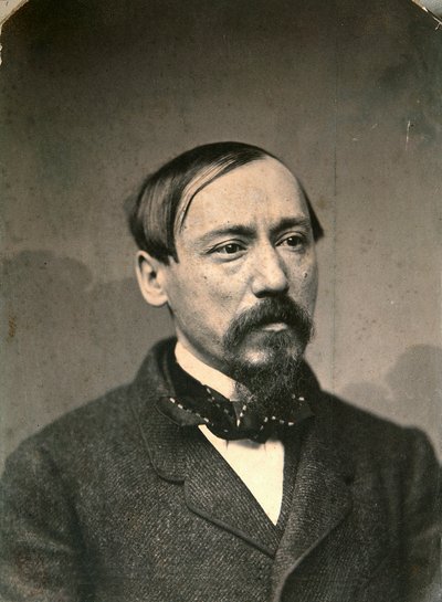 Nikolay Nekrasov, Russische dichter en uitgever, eind 1850s door Karl August Bergner