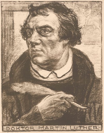 Maarten Luther door Karl Bauer