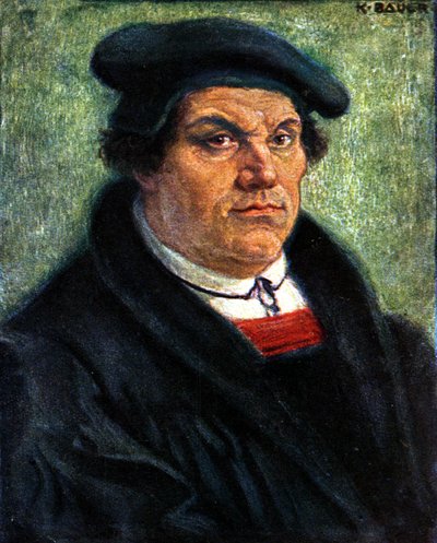 Maarten Luther door Karl door Karl Bauer