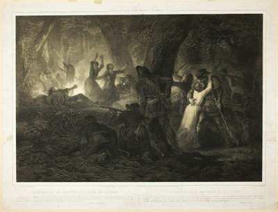 Deliverance of the Daughters of Daniel Boone and Callaway, plaat twee uit Histoire des Premiere Colons d