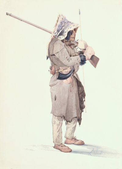 Pasesick-Kaskutau door Karl Bodmer