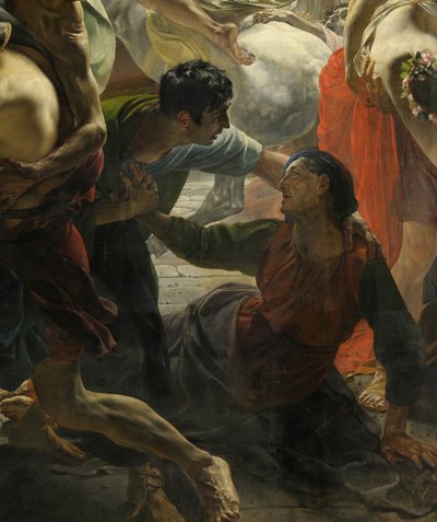 (detail) De laatste dag van Pompeii door Karl Pavlovich Bryullov