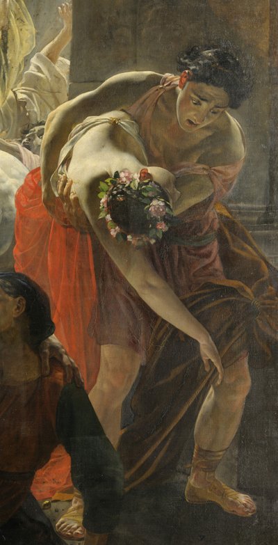 (detail) De laatste dag van Pompeii door Karl Pavlovich Bryullov