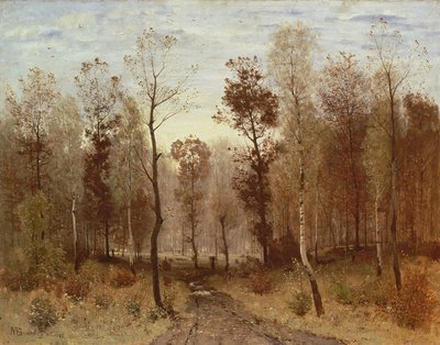 Herfstdag, 1875 door Karl Buchholz