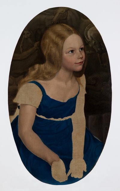 Portret van de dochter van de kunstenaar, Marie door Karl Friedrich Schinkel