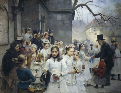 Na de Eerste Communie door Karl Frithjof Smith