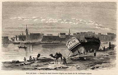 De Haven van Suez door Karl Girardet