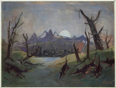 Slechte nacht door Karl Hofer