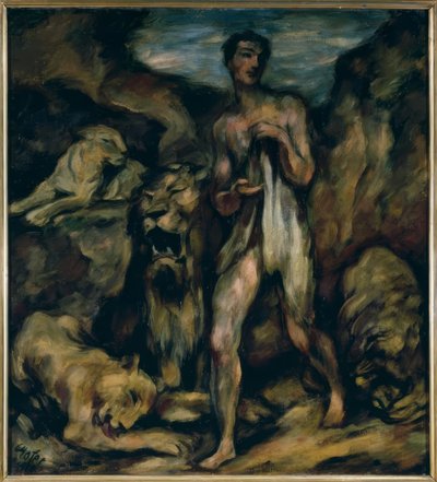 Daniel in de leeuwenkuil door Karl Hofer