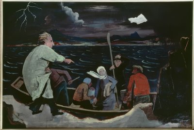 De landing door Karl Hofer