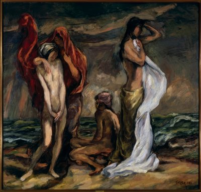 In de storm door Karl Hofer