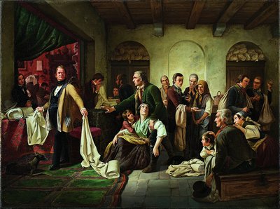 De Silezische wevers door Karl Hübner