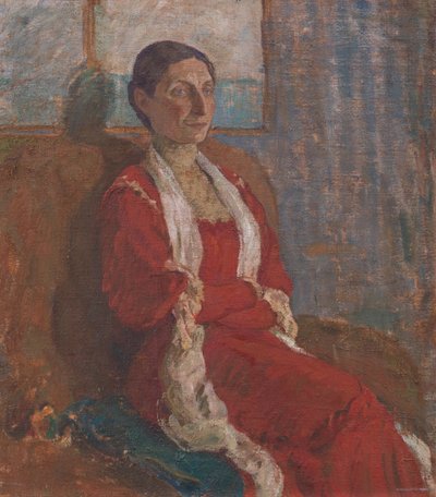 Portret van Mevrouw Bertha Brandstrup door Karl Isakson
