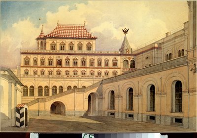 Het Terempaleis in het Kremlin van Moskou door Karl Ivanovich Rabus