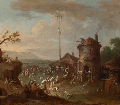 Kermis door Karl Josef Aigen