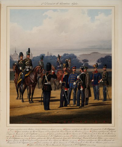 Eerste Lichte Cavaleriedivisie, 1867 door Karl Karlovich Piratsky