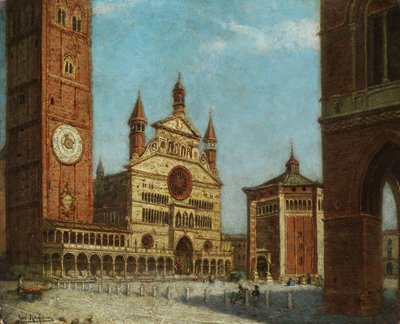 Uitzicht op Cremona door Karl Kaufmann