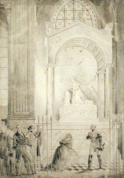 Grafmonument van keizerin Josephine (1763-1814) in de kerk van St. Peter en St. Paul, Rueil-Malmaison door Karl Loeillot Hartwig