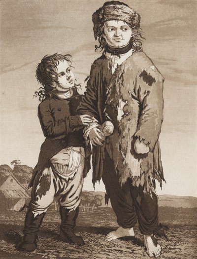 De Jonge Bedelaars door Karl Ludwig Bernhard Buchhorn