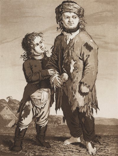 De jonge bedelaars door Karl Ludwig Bernhard Buchhorn