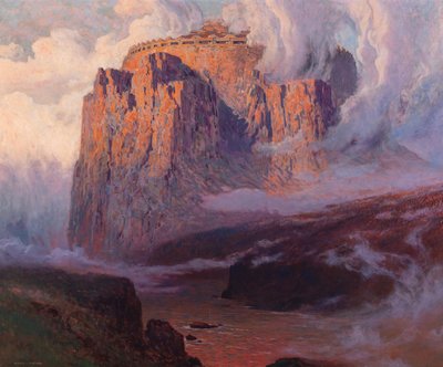 Valhalla, voor 1911 door Karl Ludwig Prinz