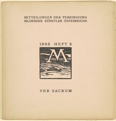Ver Sacrum [6e jaar, nummer 5, maart 1903] door Karl Muller