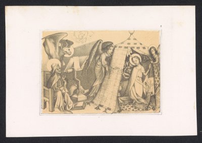 Lucas schildert Maria door Karl Palzow