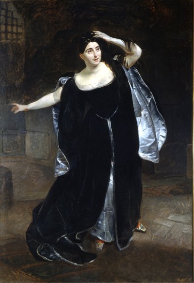 Giuditta Pasta (1797-1865) en Anne Boleyn door Karl Pavlovich Bryullov