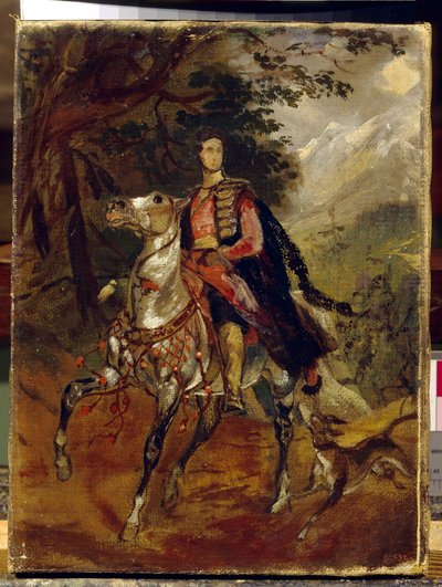 Portret van graaf Anatole Nikolaievich Demidov, eerste prins van San Donato (1812-1870) door Karl Pavlovich Bryullov