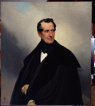 Portret van graaf Vladimir Musin-Pushkin door Karl Pavlovich Bryullov