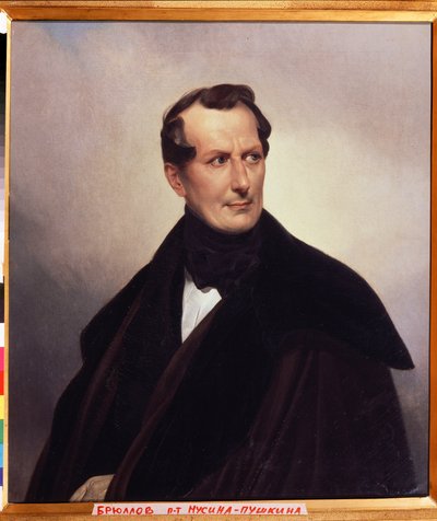 Portret van graaf Vladimir Musin-Pushkin door Karl Pavlovich Bryullov