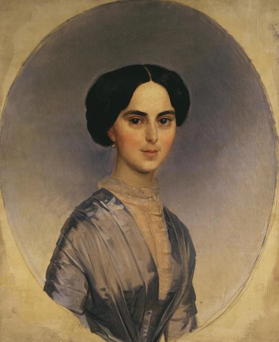 Portret van Sophia Andreyevna Bobrinskaya, née Shuvalova door Karl Pavlovich Bryullov