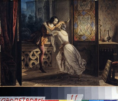 Romeo en Julia door Karl Pavlovich Bryullov