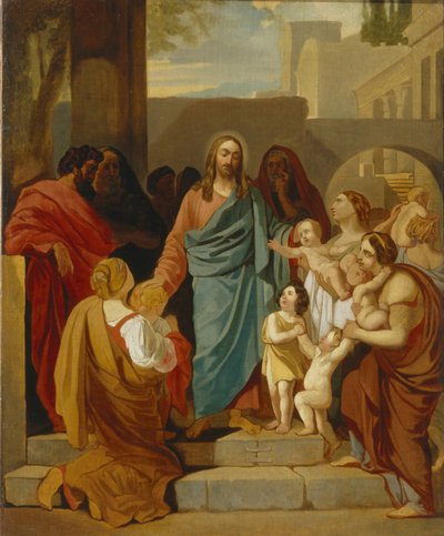Christus Zegent de Kinderen, 1824 door Karl Pavlovich Bryullov