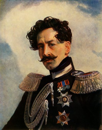 Portret van Generaal Vasili Alexeyevich Perovsky door Karl Pavlovich Bryullov