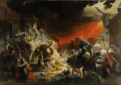 De laatste dag van Pompeii door Karl Pavlovich Bryullov