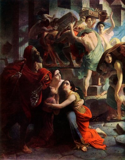 De Laatste Dag van Pompeii, 1833, (detail), 1965 door Karl Pavlovich Bryullov