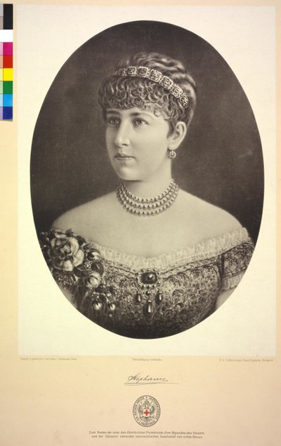 Kroonprinses van Oostenrijk Stephanie door Karl Ritter Von Kobierski