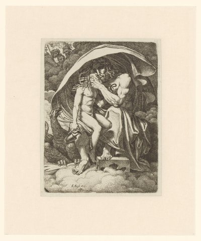 Jupiter en Ganymedes door Karl Russ